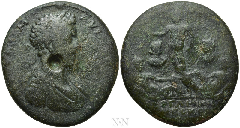 MYSIA. Pergamum. Commodus (177-192). Ae Medallion. 

Obv: ΑΥΤΟ ΚΑΙ Μ ΑΥΡΗ ΚΟΜΟ...