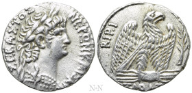 SELEUCIS & PIERIA. Antioch. Nero (54-68). Tetradrachm. Dated RY 10 and Year 112 of the Caesarean Era (63/4)