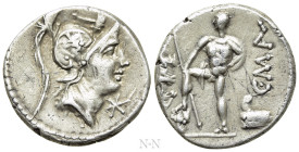 C. MALLEOLUS C. F. Denarius (118 BC). Rome