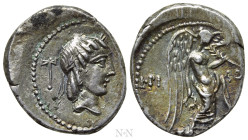 L. CALPURNIUS PISO FRUGI. Quinarius (90 BC). Rome