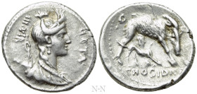 C. HOSIDIUS C.F. GETA. Denarius (64 BC). Rome
