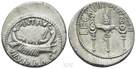 MARK ANTONY. Denarius (32-31 BC). Patrae(?). Legionary issue