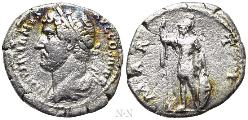 HADRIAN (117-138). Denarius. Rome. 

Obv: HADRIANVS AVG COS III P P. 
Laureat...