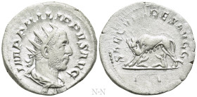 PHILIP I 'THE ARAB' (244-249). Antoninianus. Rome. Saecular Games/1000th Anniversary of Rome issue