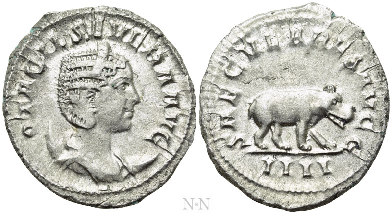 OTACILIA SEVERA (Augusta, 244-249). Antoninianus. Rome. Saecular Games/1000th An...