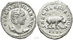 OTACILIA SEVERA (Augusta, 244-249). Antoninianus. Rome. Saecular Games/1000th Anniversary of Rome issue