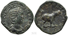 OTACILIA SEVERA (Augusta, 244-249). Sestertius. Rome. Saecular Games/1000th Anniversary of Rome issue