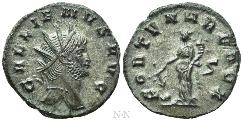 GALLIENUS (253-268). Antoninianus. Rome. 

Obv: GALLIENVS AVG. 
Radiate head ...