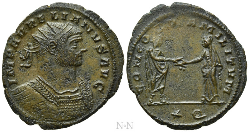 AURELIAN (270-275). Antoninianus. Siscia. 

Obv: IMP AVRELIANVS AVG. 
Radiate...