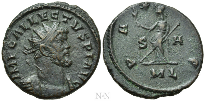 ALLECTUS. (293-296). Antoninianus. Londinium. 

Obv: IMP C ALLECTVS P F AVG. ...