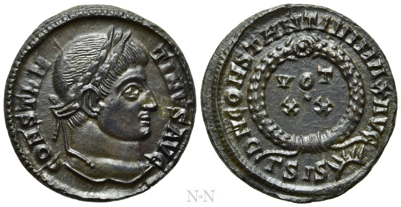 CONSTANTINE I 'THE GREAT' (307/10-337). Follis. Siscia. 

Obv: CONSTANTINVS AV...