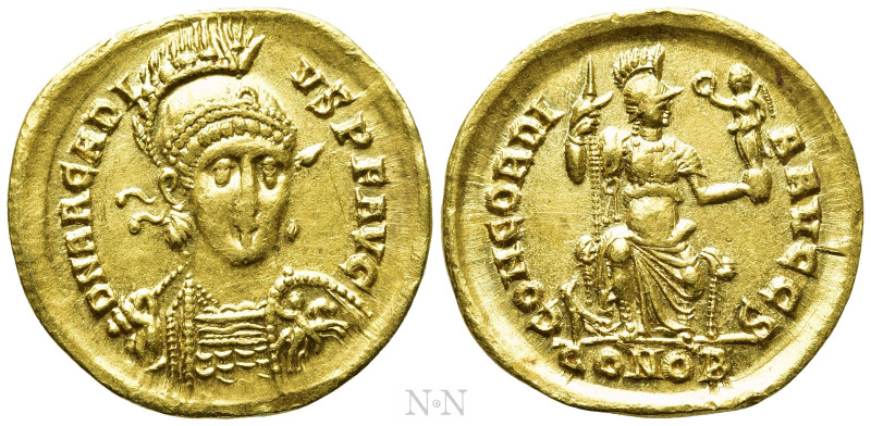 ARCADIUS (383-408). GOLD Solidus. Constantinople. 

Obv: D N ARCADIVS P F AVG....
