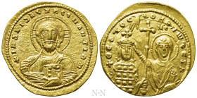 JOHN I TZIMISCES (969-976). GOLD Histamenon Nomisma. Constantinople