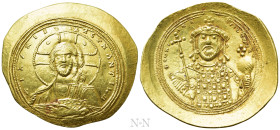 CONSTANTINE IX MONOMACHUS (1042-1055). GOLD Histamenon Nomisma. Constantinople