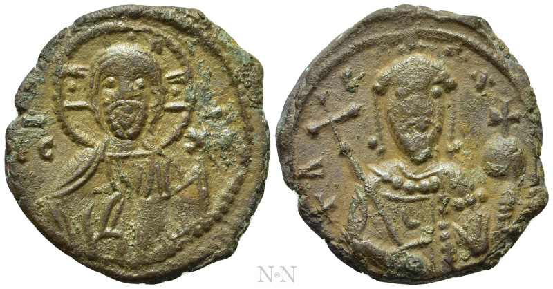 ALEXIUS I COMNENUS (1081-118). Tetarteron. Thessalonica. 

Obv: IC - XC. 
Fac...