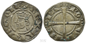 FRANCE. Provence. Time of Alphonse II–Raimond-Bérenger IV (1185-1245). Denier. Marseille