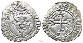FRANCE. Charles VI (1380-1422). Gros dit "Florette"