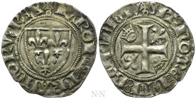 FRANCE. Charles VII le Victorieux (1422-1461). Blanc