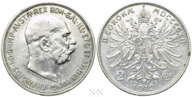 AUSTRIA. Franz Joseph I (1848-1916). 2 Corona (1912). Vienna