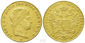 AUSTRIAN EMPIRE. Ferdinand I (1835-1848). GOLD Ducat (1846-B). Kremnitz