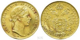 AUSTRIAN EMPIRE. Franz Joseph I (1848-1916). GOLD Ducat (1852-A). Wien (Vienna)
