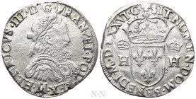 FRANCE. Henry III (1574-1589). Teston (1576-M). Toulouse