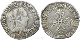 FRANCE. Henry III (1574-1589). 1 Franc (1581-K). Bordeaux