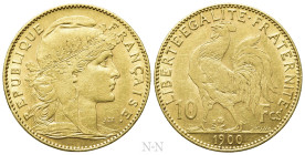 FRANCE. Third Republic (1870-1940). GOLD 10 Francs (1900). Paris