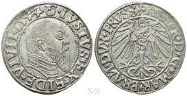 GERMANY. Prussia. Albrecht I (1525-1568). 1 Groschen (1544)