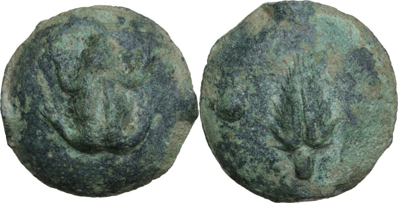 Greek Italy. Northern Apulia, Luceria. Heavy series. AE Cast Uncia, c. 225-217 B...