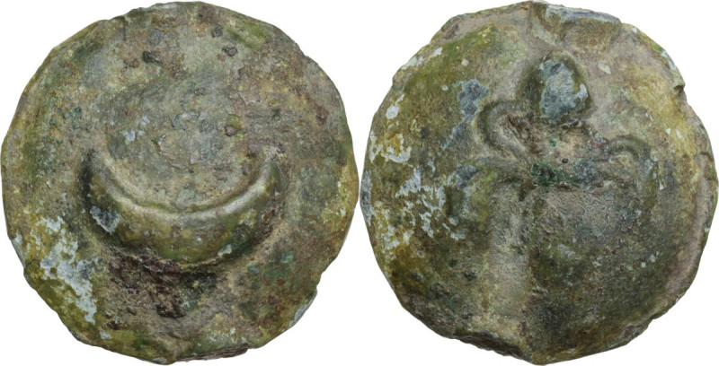 Greek Italy. Northern Apulia, Luceria. Heavy series. AE Cast Semuncia, c. 225-21...