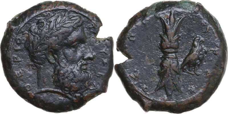 Sicily. Syracuse. Timoleon and the Third Democracy (344-317 BC). AE 24 mm. Timol...