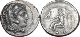Continental Greece. Kings of Macedon. Alexander III 'the Great' (336-323 BC). AR Tetradrachm, Tarsos mint, lifetime issue, 333-327 BC. Obv. Head of He...