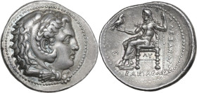 Continental Greece. Kings of Macedon. Alexander III 'the Great' (336-323 BC). AR Tetradrachm, Babylon mint. Obv. Head of Herakles right, wearing lion ...