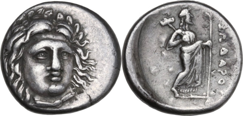 Greek Asia. Satraps of Caria. Hidrieus (353-344 BC). AR Drachm, c. 351-344 BC. O...