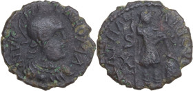 Ostrogothic Italy, Athalaric (526-534). AE Decanummium. Rome mint. Obv. INVICTA ROMA. Helmeted and cuirassed bust of Roma right. Rev. D N ATHALARICVS....