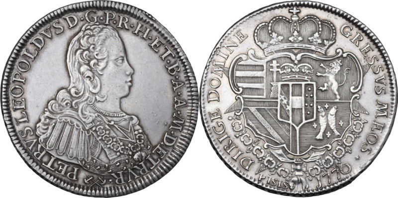 Firenze. Pietro Leopoldo di Lorena (1765-1790). Scudo da 10 paoli o francescone ...