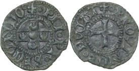 Foligno. Pio II (1458-1464), Enea Silvio Piccolomini. Picciolo. D/ Croce contenente cinque mezzelune. R/ Croce unghiata. Cf. CNI 12/16; Cf. M. 46/51; ...