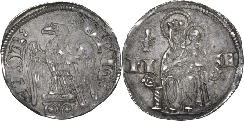 Pisa. Repubblica a nome di Federico I (1155-1312). Grosso da 2 soldi o aquilino ...