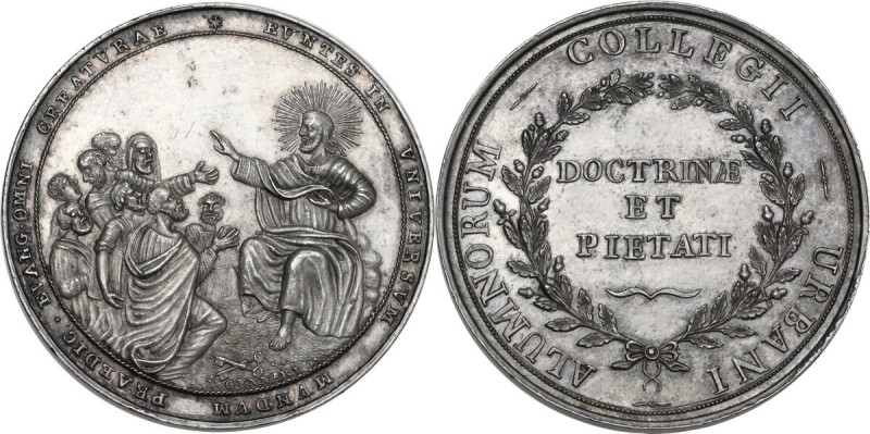 Pio VII (1800-1823), Barnaba Chiaramonti. Medaglia premio per il Collegio Urbano...