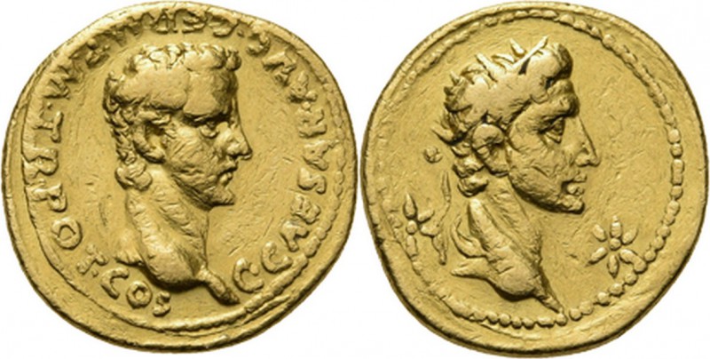 AV Aureus 37-38 AD, CALIGULA 37–41 AD Lugdunum. Bare head right C· CAESAR· AVG· ...