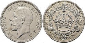 Great Britain - Crown 1933, Silver, GEORGE V 1910–1936 Head left. Rev. crown and date within wreath.KM. 836; S. 4036Mintage only 7.132 pieces.28.07 g ...
