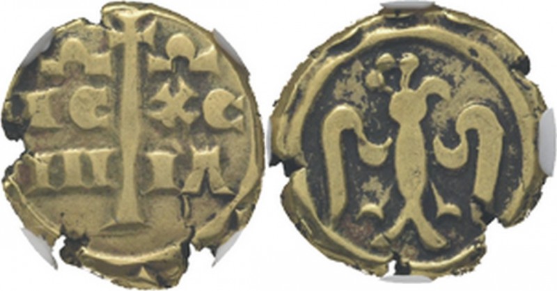 Italy - Multiple Tari n.d, Gold, FREDERICO II 1197–1250, BRINDISI Legend divided...