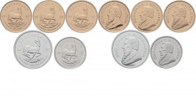 South Africa - Krugerrand Vintage Five Coin Set (5) 1967 - 2017, REPUBLIC 1961– Set of five Krugerrands commemorating the 50th anniversary of the Krug...