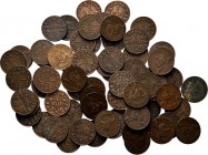 LOTS - Lot German East Africa Heller (70) Crown with ribbon above date. Rev. value within wreath. Dates: 1907 J (30) and 1908 J (40).J. 716; KM. 7 Var...