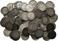 LOTS - Lot Great Britain (100) Consisting of Shillings, mainly George IV - George V. Various qualities