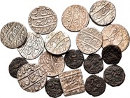 LOTS - Lot India - Princely States (19) Interesting collection 18th-20th century Various qualities