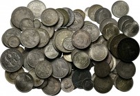 LOTS - Lot South Africa Mainly George VI and Elizabeth II silver pieces, interesting to sort out!Gross weight ca. 1100 g. Various qualities
