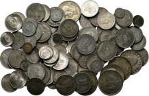 LOTS - Lot South Africa Mainly George VI and Elizabeth II silver pieces, interesting to sort out!Gross weight ca. 1100 g. Various qualities