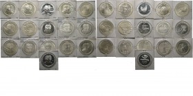 LOTS - Lot Spain (16) Consisting of silver 2000 Pesetas 1990-1992 'Barcelona Olympics' all with different designs. Proof